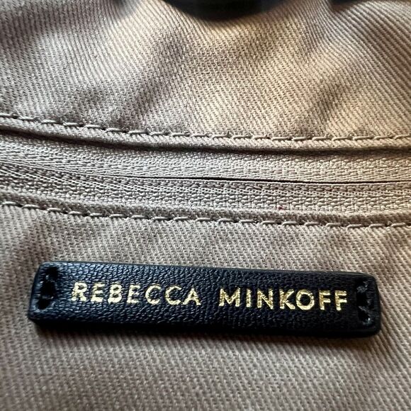 Rebecca Minkoff Megan Seaweed Color Leather Crossbody Shoulder Feedbag Style Bag - Picture 5 of 16